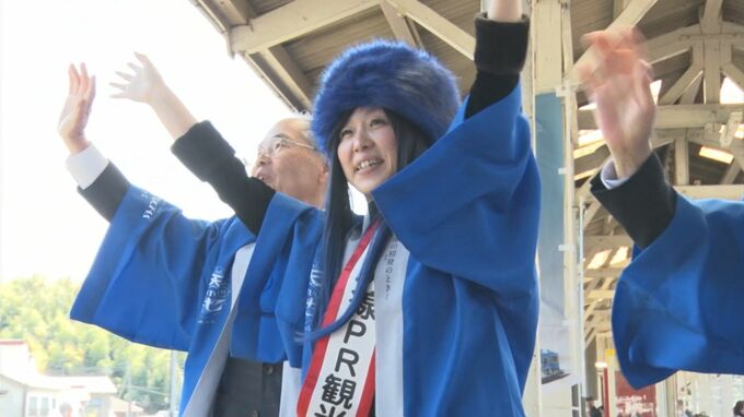 まもなく木次線に「あめつち」乗り入れ開始　沿線住民の歓迎準備万端　|　BSSニュース | BSS山陰放送