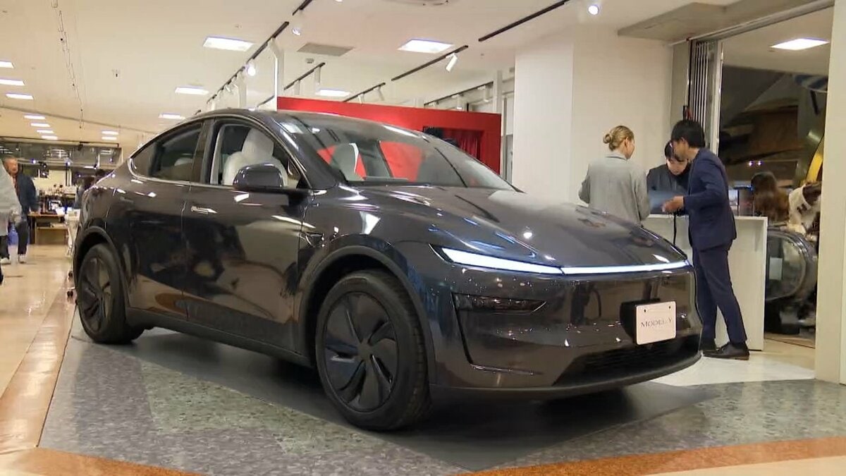 アメリカの電気自動車メーカー「テスラ」販売店が北海道初上陸