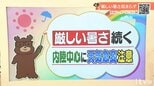 21日（火）も厳しい暑さ続く　内陸中心に天気急変注意　愛媛|TBS NEWS DIG