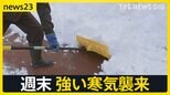 週末は厳しい寒さに…東京の最低気温「2℃」予想  群馬・長野では“警報級の大雪”の可能性【news23】|TBS NEWS DIG