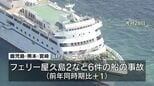 潮が満ちてきて帰れず…フェリー漂流事故も GWの海の事故去年より増加 鹿児島、熊本、宮崎十管本部管内|TBS NEWS DIG