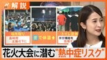 「長時間の場所取り」「トイレ混雑で水分補給を我慢」…花火大会に潜む“熱中症リスク”に注意!【Nスタ解説】|TBS NEWS DIG