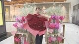 「フラワーバレンタイン」大分駅にフォトスポット登場　108本のバラで特別な一枚を|TBS NEWS DIG