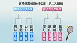 宮崎県高校総体9日目 男女ともにチームメイトが対決 テニス シングルス決勝 | MRTニュース | MRT宮崎放送