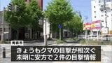 クマ　中心街で目撃相次ぐ　青森県青森市|TBS NEWS DIG