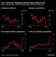 米消費者信頼感、過去２番目の低さ－インフレ期待は記録的高水準| TBS CROSS DIG with Bloomberg