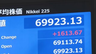 日経平均株価　一時1600円以上値上がり　アメリカの早期追加利上げ観測後退で　AI･半導体関連に買い注文| TBS CROSS DIG with Bloomberg