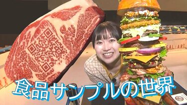食べたくなりますがサンプルです」ナポリタンにハンバーガー