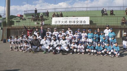 ロッテ岩下大輝投手 “ふるさと大使”務める石川・内灘町で野球教室