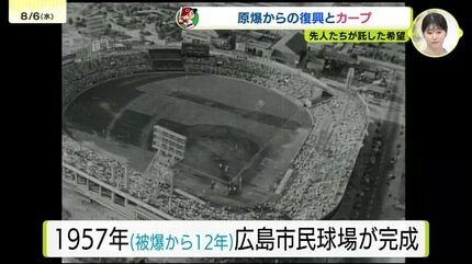 先人たちが託した希望 原爆からの復興と広島カープ | RCC NEWS | 広島