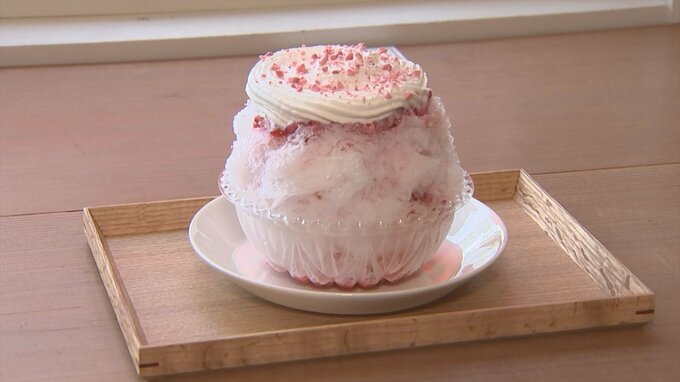 生クリーム入り　洋菓子店が作る「かき氷」　|　BSSニュース | BSS山陰放送