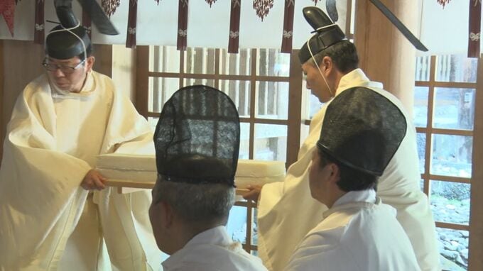 五穀豊穣に感謝する出雲大社「古伝新嘗祭」に向け…神職がお土産の”もち”に難癖つける「亀太夫神事」島根県松江市|TBS NEWS DIG
