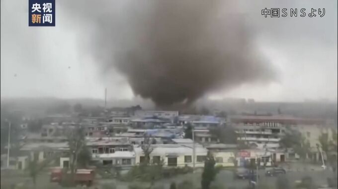 中国東北部で竜巻　北朝鮮のミサイル発射基地からおよそ300キロ|TBS NEWS DIG