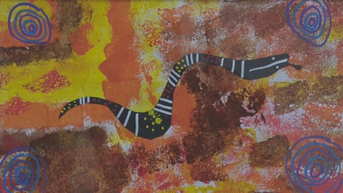 「巨大なクワガタ」「アボリジニ風のヘビ」　子どもたちの自由な発想で…生まれたのはどんな作品？　フランス・イスラエルなど海外からの出品も　|　BSSニュース | BSS山陰放送