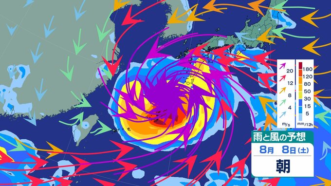 【台風情報】台風13号（ドルフィン）猛烈な勢力・最大瞬間風速85m/sに…今後の進路は？雨と風のシミュレーションを見る（気象庁）|TBS NEWS DIG