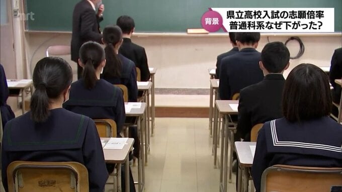 宮崎県立高校志願倍率　ほとんどの高校普通科が1倍下回る　低くなっている理由は･･･|TBS NEWS DIG