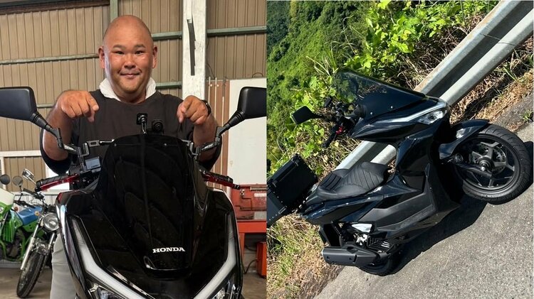 その他 HIRO 安田大サーカス 】HIROさん 新車バイクPCX160で「慣らしツーリング