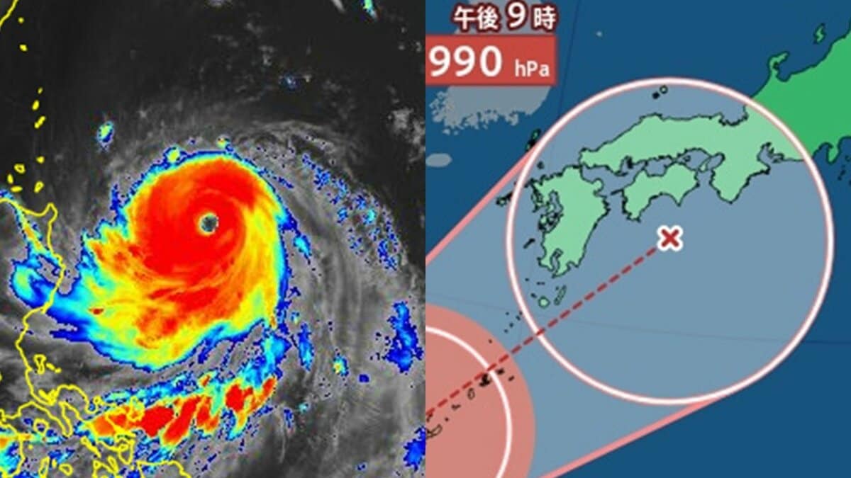 【台風7号情報】予報円が西日本をすっぽり　日本直撃コースに?　23日（火）に一時「…