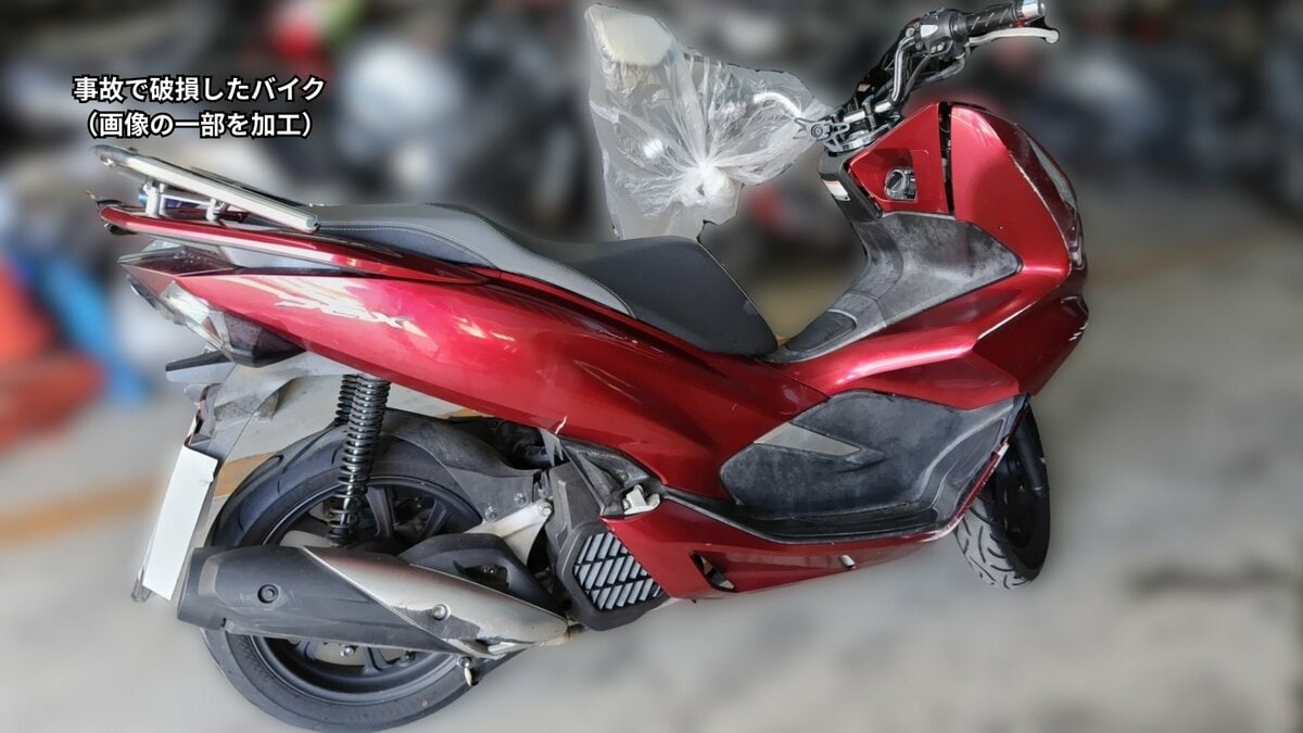 16歳の男女2人乗りのバイクが街路樹に衝突、少女が重体　運転手不明も2人とも無免許　沖縄・北中城村の国道330号