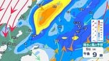 【大雨情報】北陸地方で降雨続く…これまでに糸魚川125.5ミリ、八尾117.5ミリ観測、10日（木）明け方にかけ土砂災害に注意呼びかけ【雨と風のシミュレーション】　|　富山のニュース｜天気・防災｜チューリップテレビ