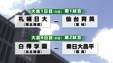 【甲子園】札幌日大は開幕試合で仙台育英（宮城）と、白樺学園は東日本昌平（福島）と大会4日目に対戦|TBS NEWS DIG