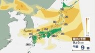 晴れるが黄砂の飛来続く　北日本は急な雷雨に注意|TBS NEWS DIG