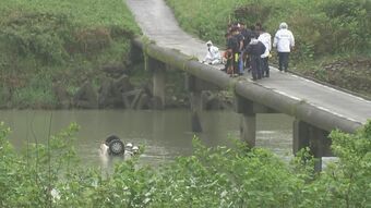 西都市で軽乗用車が橋から転落して水没　車内にいた60代男性の死亡確認　|　MRTニュース ｜ ＭＲＴ宮崎放送