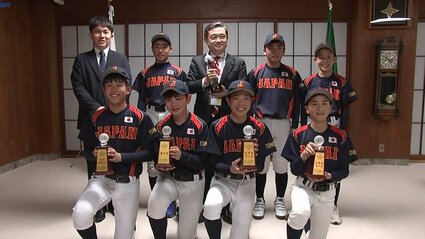 盛岡大附属　2019選抜記念グラコン　値引き可 少年軟式野球で全国ベスト4の盛岡市選抜チームが市長表敬 台湾の交流