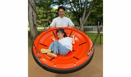 ぴーちゃんのお気に入りブランコ 星野真里】 「皿型ブランコを紹介させていただきます」 難病「先天性