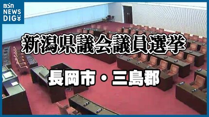 開票結果】新潟県議選・長岡市三島郡選挙区 自民が4議席獲得 共産の