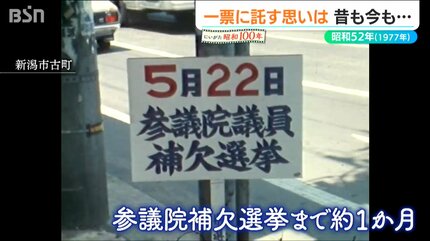 にいがた昭和100年】一票に託す思いと投票率「参議院選挙」 | 新潟の
