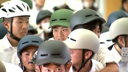 東かがわ市の高校を自転車の安全運転に取り組む「アンバサダー校」に