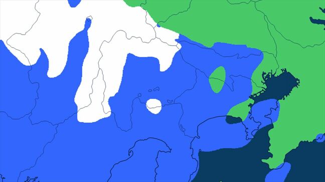 11日は明け方～昼前にかけて一部の地域で雪の見込み　中北と峡東は多い所で盆地で2㎝　山地で5㎝予想　山梨　【今夜～11日 祝日、あさっては？　大雪と雨のシミュレーション】|TBS NEWS DIG