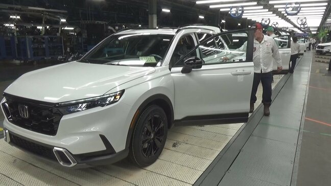 ホンダ アメリカでのハイブリッド車の生産を強化 トランプ政権下の市場変化に対応 部品の現地調達も増加へ|TBS NEWS DIG