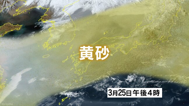 「目がかゆい」「洗濯物を外に干せない」黄砂飛来で耳鼻科に患者続々　車の付着はしっかり水で洗い流して　放置するとシミの原因に|TBS NEWS DIG