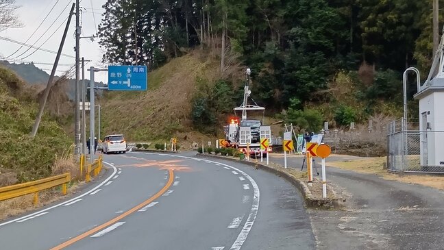 国道376号で軽乗用車と乗用車が衝突　軽乗用車の高齢男性が死亡　通行止めは解除　山口|TBS NEWS DIG