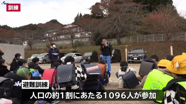 登校時間帯に最大クラスの津波を想定　人口の約1割1096人参加して大規模な避難訓練　岩手・大槌町|TBS NEWS DIG
