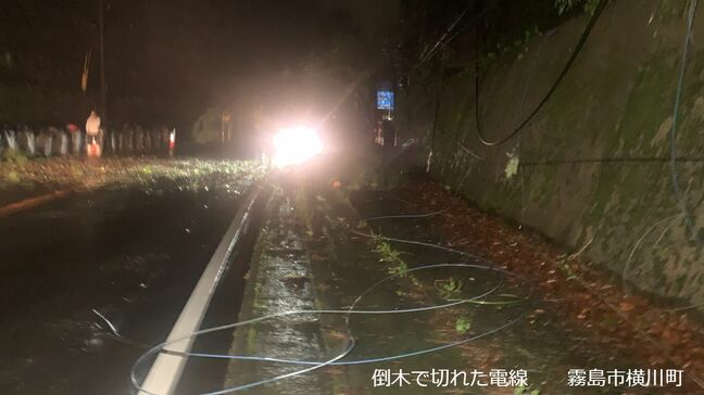 大雨による被害　土砂崩れや冠水、倒木による停電　鹿児島県内で人的被害確認されず|TBS NEWS DIG