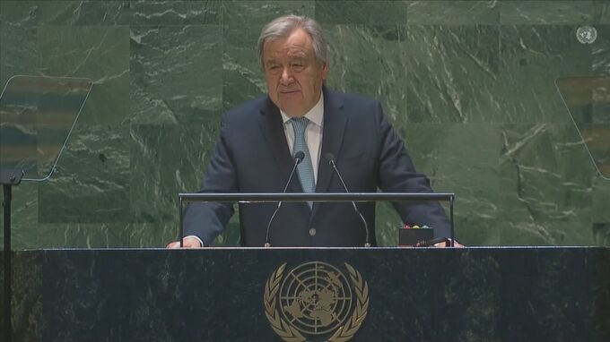 国連事務総長「ジェンダー平等は300年先に」女性の権利後退に危機感を示す|TBS NEWS DIG