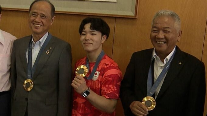 「金メダル」岡慎之助選手「地元岡山からの応援が力になった」岡山市は新たな賞の授与とパレードの実施を検討　|　岡山・香川のニュース | 天気 | RSK山陽放送