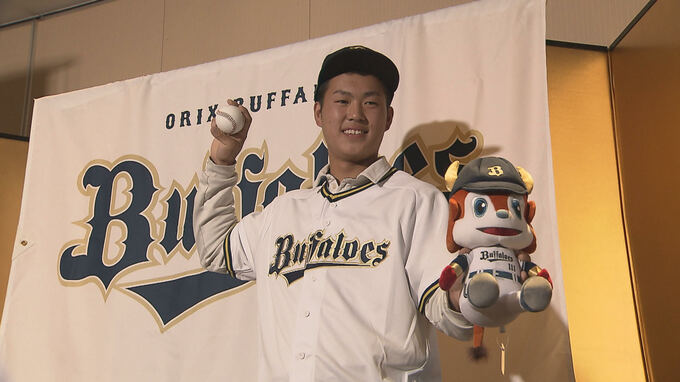 【オリックス】ドラ4・堀  会見苦手も「入念に準備してきた」　「早く一軍定着を」強肩武器に活躍誓う|TBS NEWS DIG