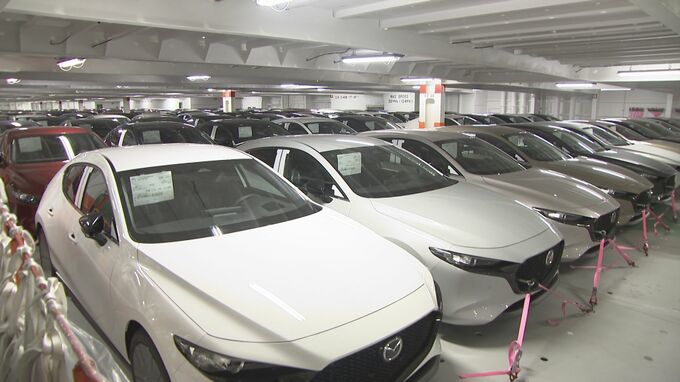 30センチ間隔の駐車に驚き！自動車専用船の見学会　山口・広島　|　山口のニュース・天気・防災｜tys NEWS｜ｔｙｓテレビ山口