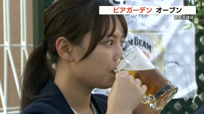 『ビアガーデン』オープン！！　熊本城を望む屋外の開放感の中  鶴屋百貨店　|　熊本のニュース｜RKK NEWS｜RKK熊本放送