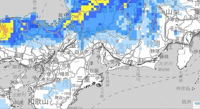 【大雪情報】愛知県の平地や岐阜県は“警報級の大雪”となっている所が…大雪や路面凍結による交通障害に警戒を【大雪と雨のシミュレーション】　|　富山のニュース｜天気・防災｜チューリップテレビ