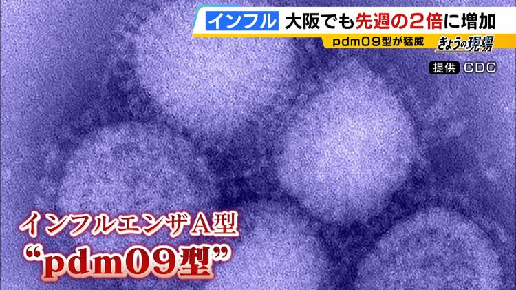 インフル感染爆発】感染力がとにかく強い『pdm09型』 ピークは