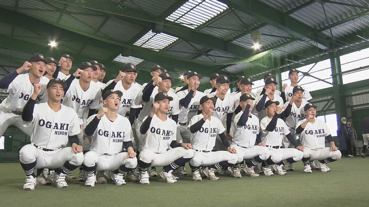 大垣日大が初戦突破 タイブレークの末投手戦制す エース竹岡が188球完投 センバツ勝利は4年ぶり