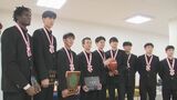 ウインターカップ準優勝の快挙　鳥取城北高校・男子バスケ部　ノーシードから破竹の勢いで勝ち上がり決勝進出へ　新チームでの活躍誓う　|　BSSニュース | BSS山陰放送