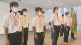 「まずは1勝を目指す」津久見高校軟式野球部 16校が頂点を目指す全国大会出場あいさつ 大分 | 大分のニュース|OBS NEWS|大分放送