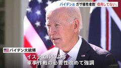 バイデン大統領　ガザ地区の死者について「パレスチナ側の数字は信用していない」　イスラム組織ハマスへの軍事作戦の必要性を改めて強調| TBS CROSS DIG with Bloomberg