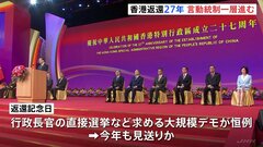 香港返還27年　恒例のデモは今年も見送りへ　言動統制一層進む| TBS CROSS DIG with Bloomberg